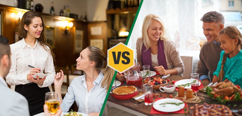 Cost of Cooking at Home vs. Eating Out